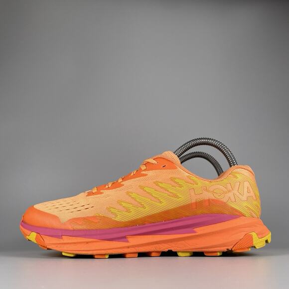 Hoka One One Shoes - Hoka One One Torrent 3 Women’s 7 B Orange Purple Trail Running Shoes Sneaker GUC